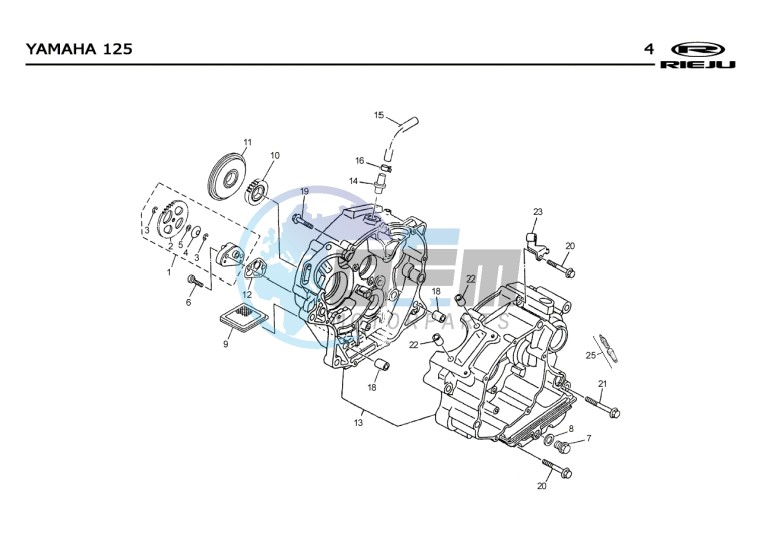 CRANKSHAFT CARTER  EURO2