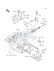 KAF 950 B [MULE 3010 DIESEL 4X4] (B2-B3) [MULE 3010 DIESEL 4X4] drawing FRAME