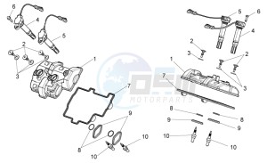 RSV 4 1000 APRC R ABS USA drawing Valves cover