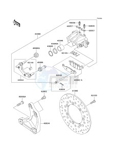 VN 1500 B [VULCAN 88 SE] (B1-B3) N8FA drawing REAR BRAKE