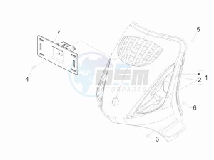 Zip 100 4T 2011-2014 (VieTnam) drawing Front shield