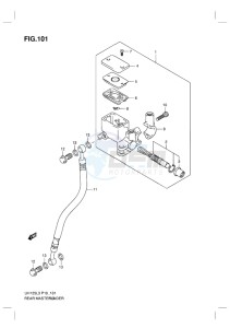 UH125G BURGMAN EU drawing REAR MASTER CYLINDER