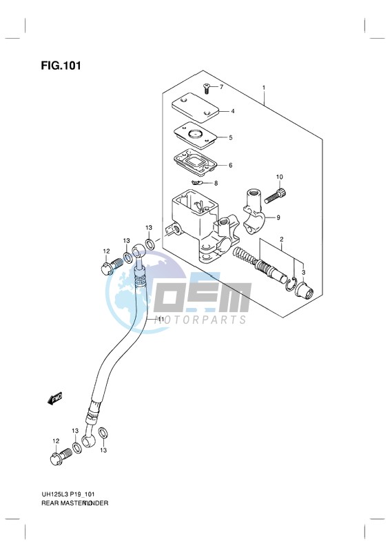 REAR MASTER CYLINDER