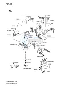 VZ1600 (E24) drawing IGNITION SWITCH