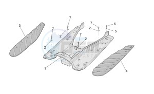 SR 125-150 drawing Central body - Panel