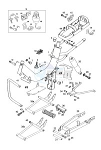 REVIVAL_45kmh_L0 50 L0 drawing Frame-rear fork-central stand-covers