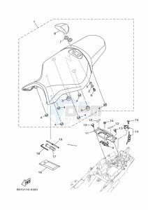 MT-10 MTN1000D (BGG6) drawing SEAT