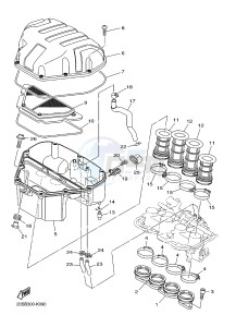 XJ6F 600 DIVERSION F (1CWJ) drawing INTAKE