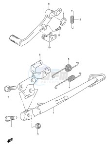 GSX-R600 (E2) drawing STAND