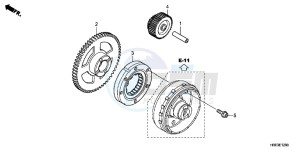 TRX500FPMD TRX500FPM Australia - (U) drawing STARTING GEAR