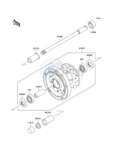 VN900_CLASSIC VN900BBFA GB XX (EU ME A(FRICA) drawing Front Hub