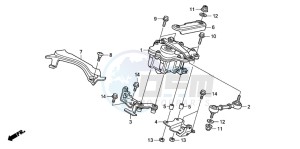 CBR1000RR drawing STEERING DAMPER