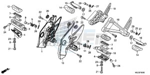 CBR500RAD CBR500R ABS UK - (E) drawing STEP