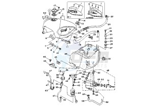 XV VIRAGO 535 drawing FUEL TANK