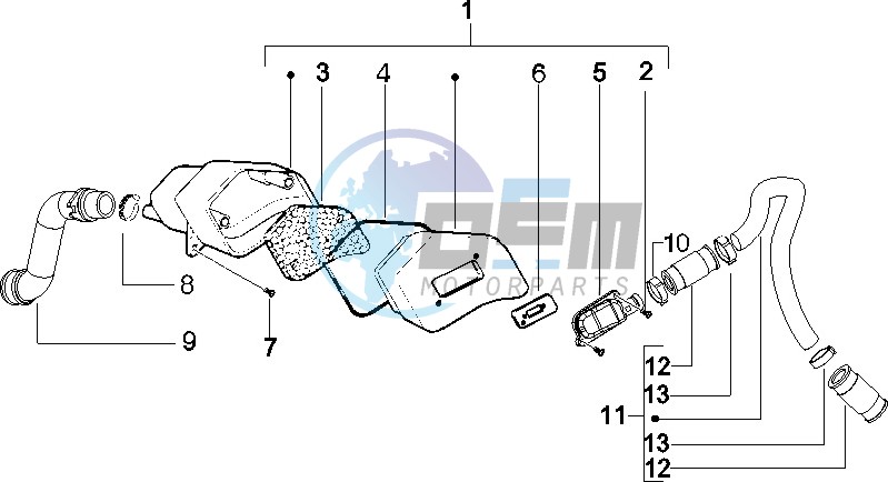 Secondairy air box