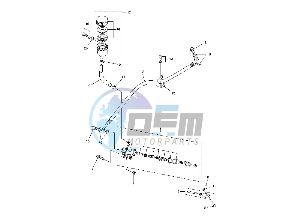 REAR MASTER CYLINDER