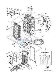 FL350AET1U drawing CYLINDER--CRANKCASE-1