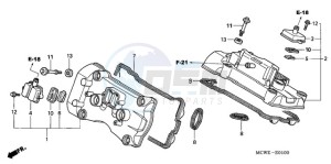 VFR800A9 Ireland - (EK / ABS MME TWO) drawing CYLINDER HEAD COVER