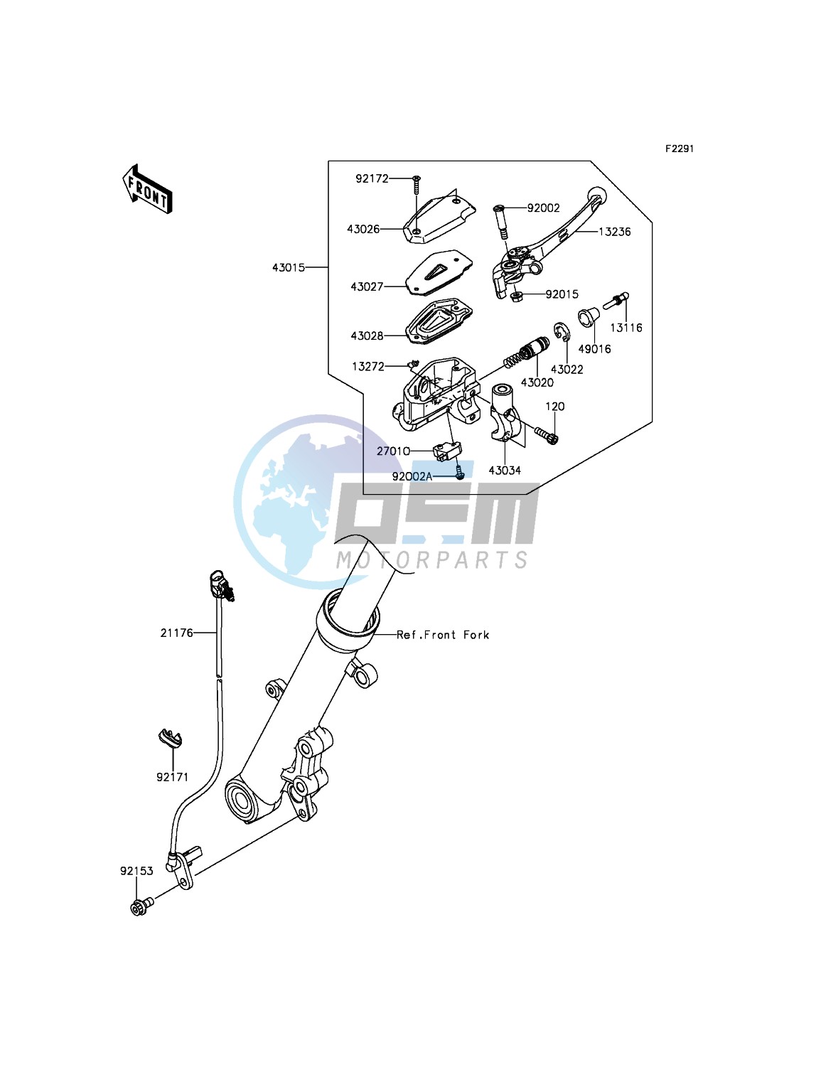 Front Master Cylinder