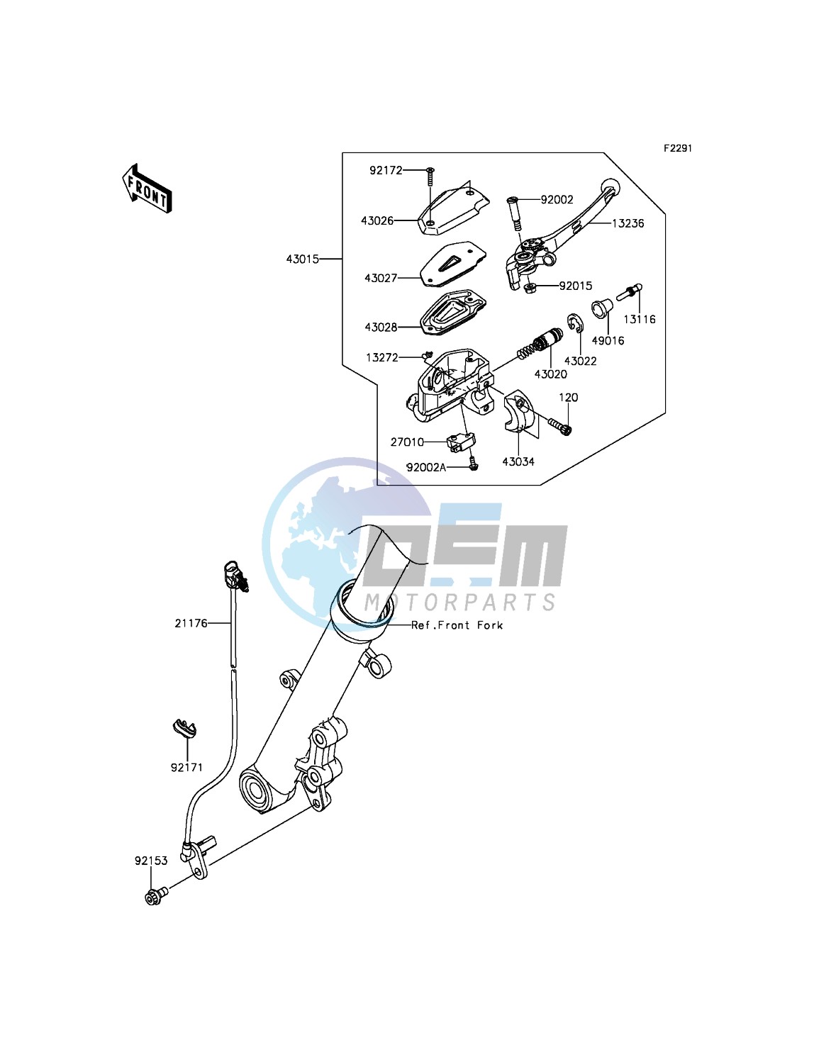 Front Master Cylinder