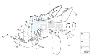 MXV 450 Cross drawing Central body