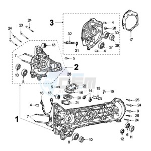 FOX GSXA EU drawing CRANKCASE