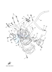 YXR700F YXR7FSPB RHINO 700 SPORTS EDITION (1RB9 1RBA 1RBB) drawing CYLINDER HEAD