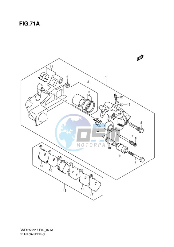 REAR CALIPER