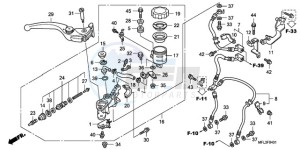 CBR1000RA9 U / ABS drawing FR. BRAKE MASTER CYLINDER (CBR1000RA)