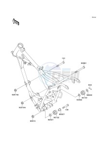 KX 60 B [X60] (B6-B9) drawing FRAME FITTING