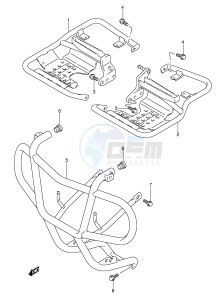 LT-F400 (E24) drawing FOOTREST