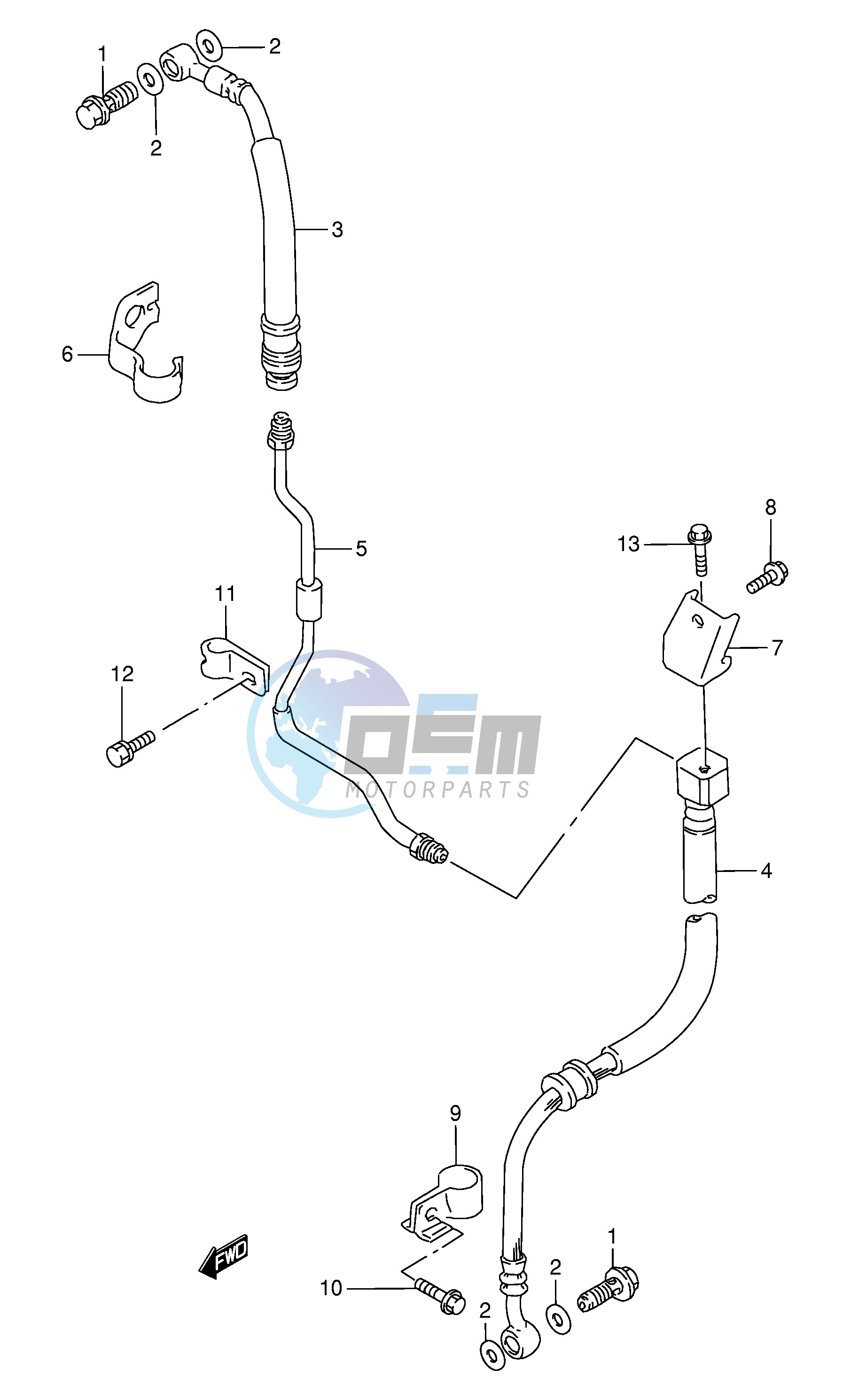 FRONT BRAKE HOSE