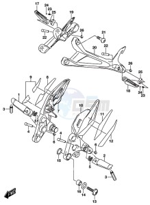 GSX-S750A drawing FOOTREST