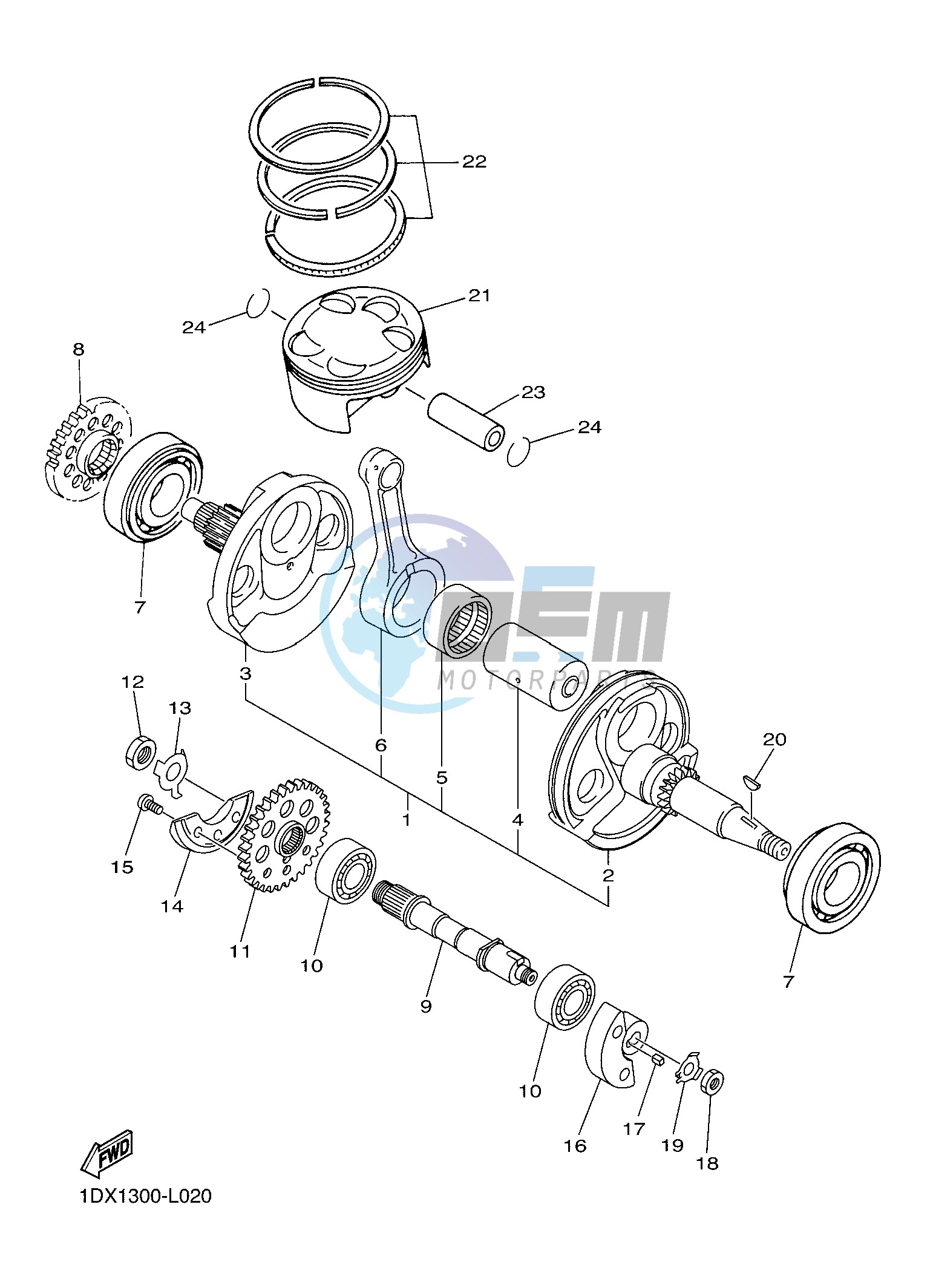 CRANKSHAFT & PISTON