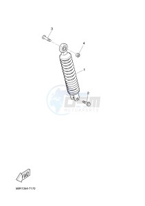 NS50 NS50F AEROX 4 (1GB5 1GB5 1GB5 1GB5) drawing REAR SUSPENSION