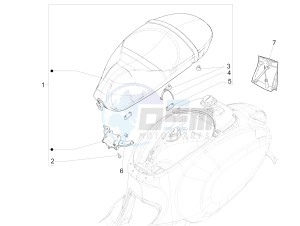 Sprint iGET 125 4T 3V ABS (EMEA) drawing Saddle/seats