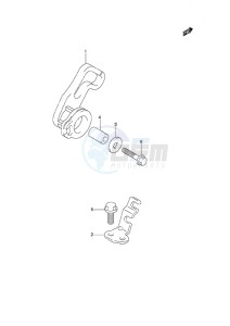 DF 25 V-Twin drawing Throttle Control Gas Assist Tilt