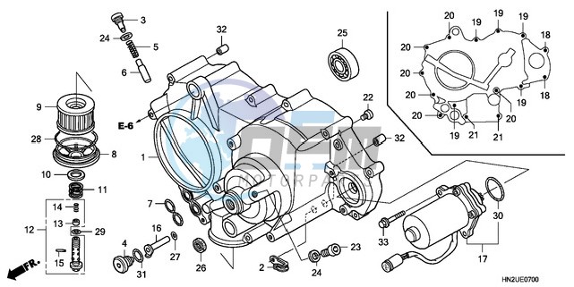 FRONT CRANKCASE COVER