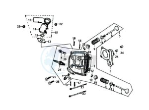 ORBIT 50 drawing CYLINDER HEAD CPL  / INLET