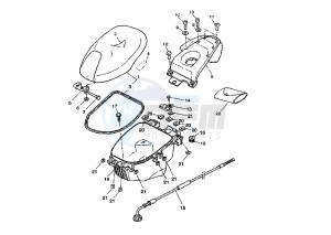 YQ AEROX 100 drawing SEAT-CARRIER