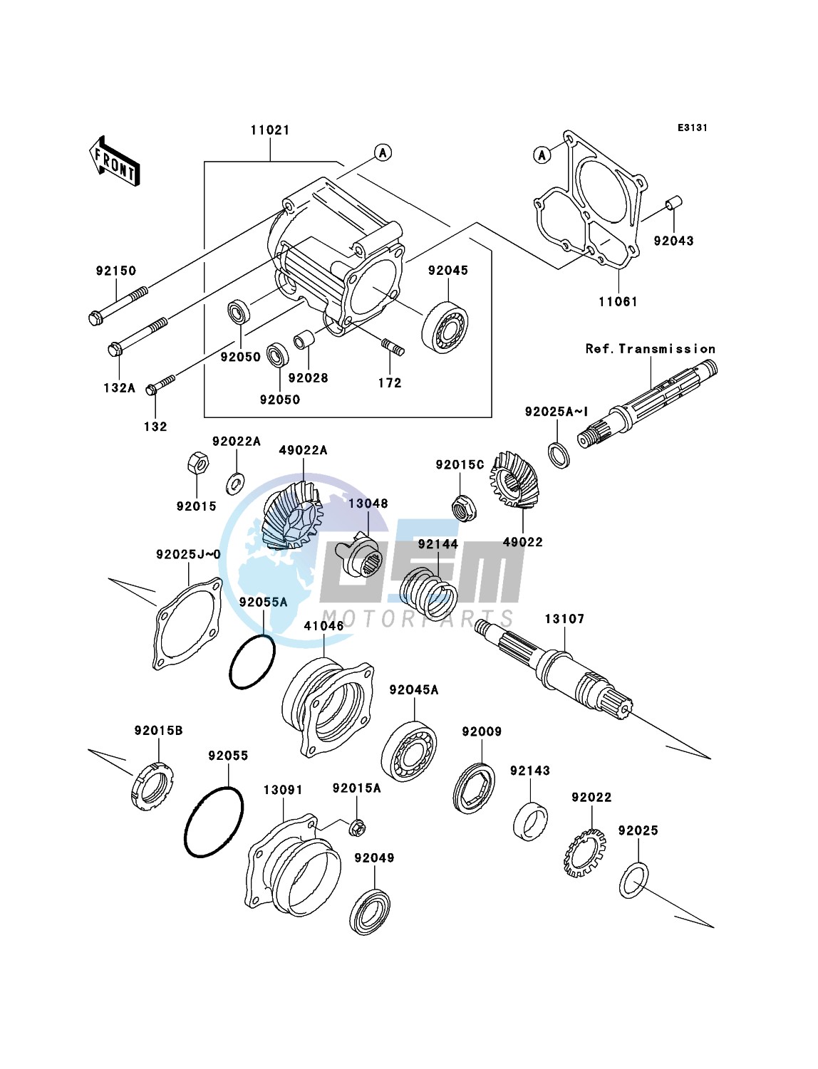 Front Bevel Gear