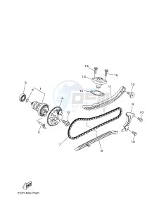 GPD150A GPD150-A NMAX 150 (BV41) drawing CAMSHAFT & CHAIN