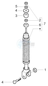 Typhoon 50 (USA) USA drawing Rear Damper