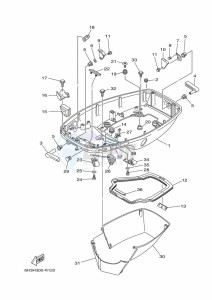 70BETOL drawing BOTTOM-COWLING