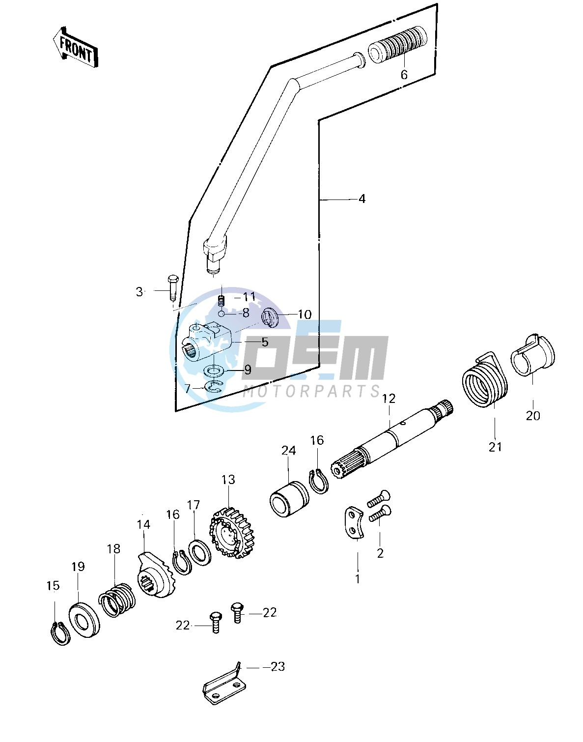 KICKSTARTER MECHANISM