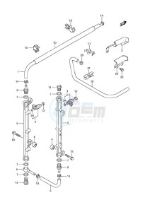 DF 200 drawing Fuel Injector