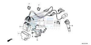 CRF150RD CRF150R Europe Direct - (ED) drawing WIRE HARNESS