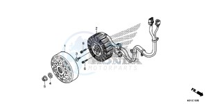 SH125SE SH125S UK - (E) drawing A.C.G. STARTER