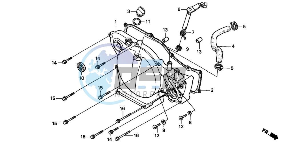 RIGHT CRANKCASE COVER