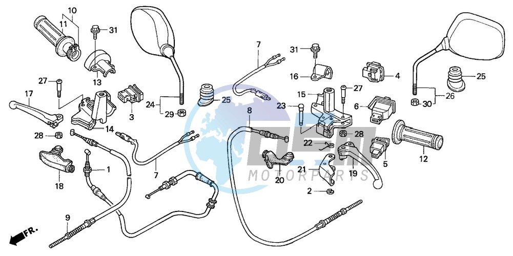 HANDLE LEVER/SWITCH/CABLE